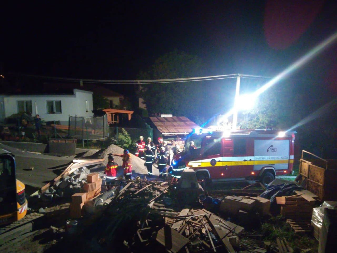 V žilinskej mestskej časti Trnové sa zrútil rodinný dom