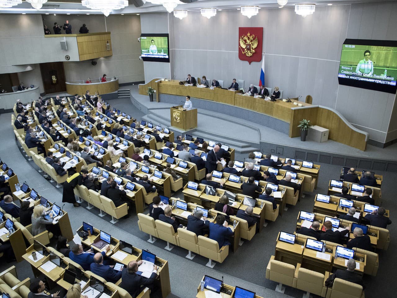 Vládna strana Jednotné Rusko získala vo voľbách do Štátnej dumy 45,2 percenta hlasov