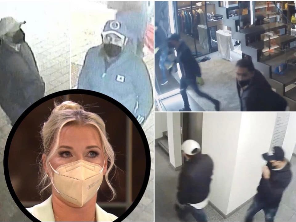 Títo zlodeji kradli v byte Dominiky Cibulkovej. 