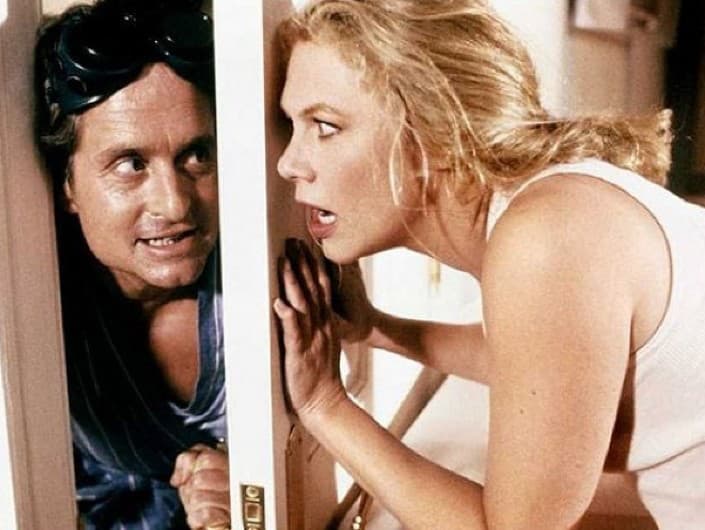 Michael Douglas a Kathleen Turner