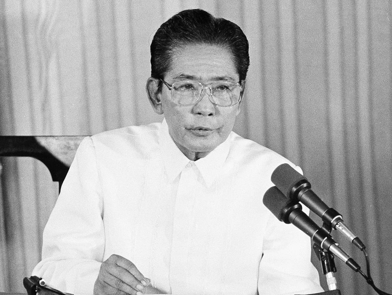 Bývalý filipínsky diktátor Ferdinand Marcos