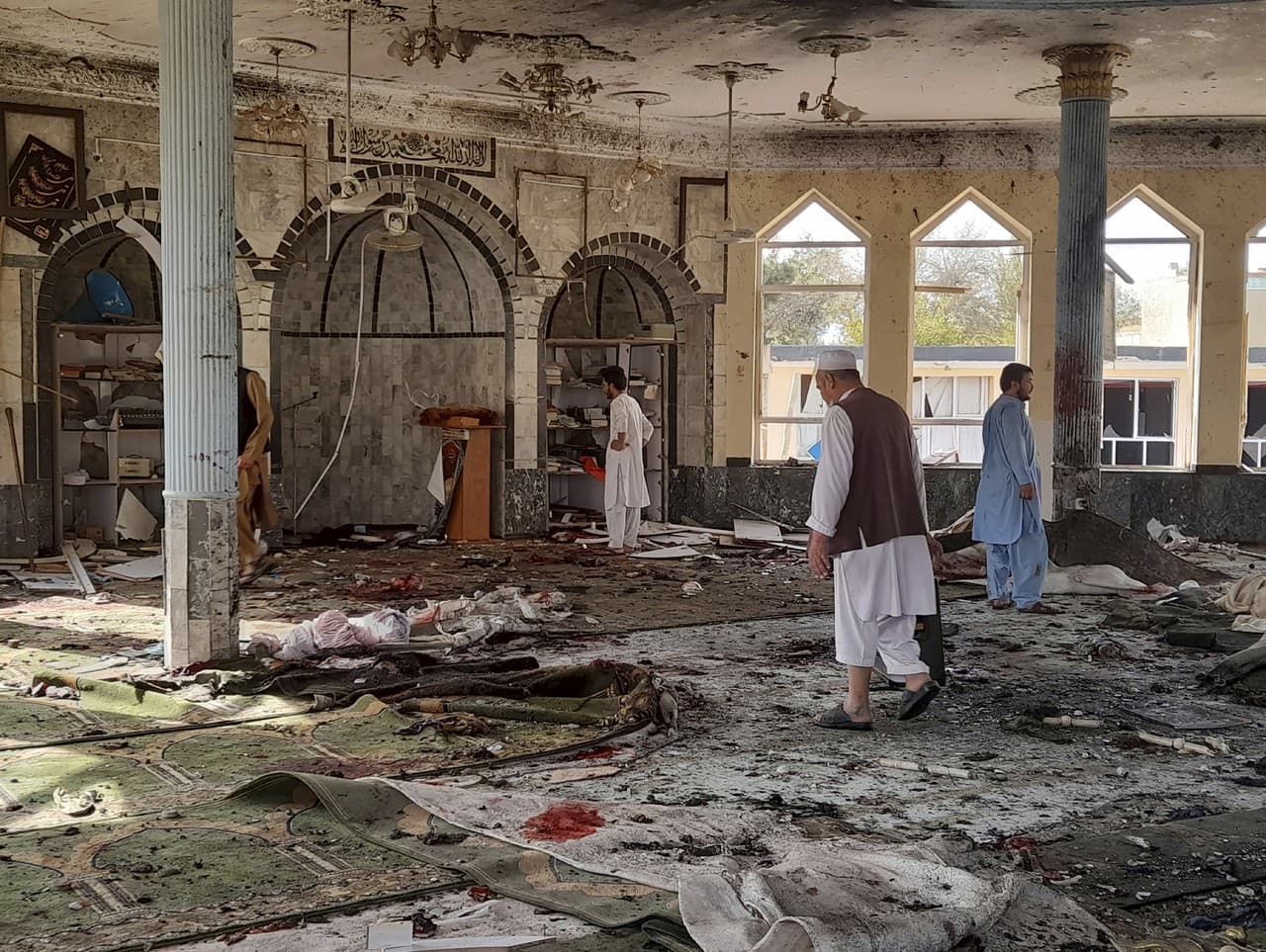 Výbuch v mešite