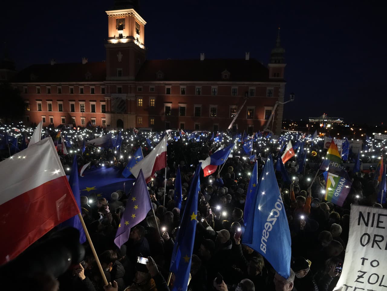 Demonštrácia v Poľsku