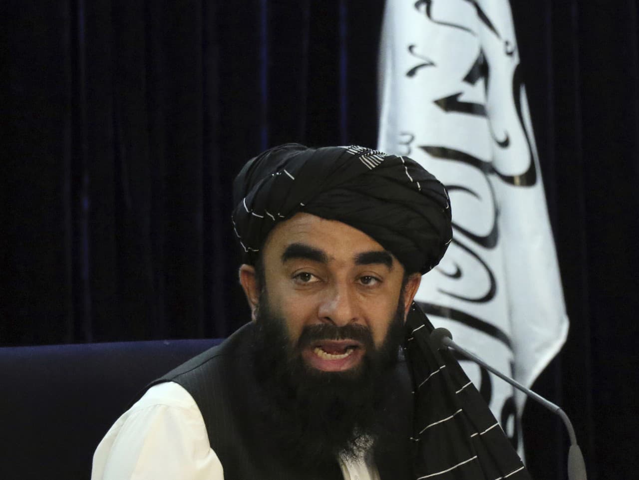Hovorca afganského vládneho hnutia Taliban Zabíhulláh Mudžáhid