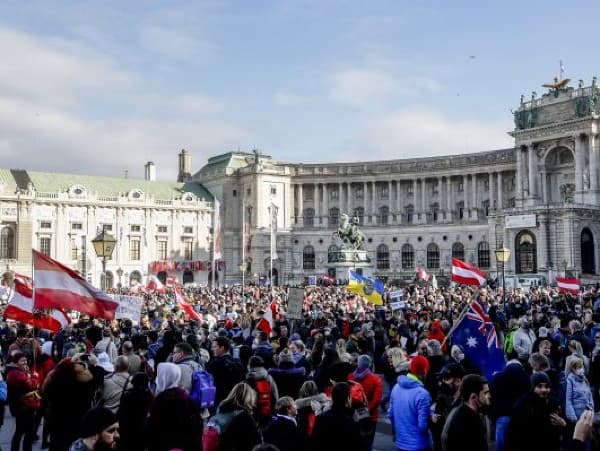 Protest vo Viedni