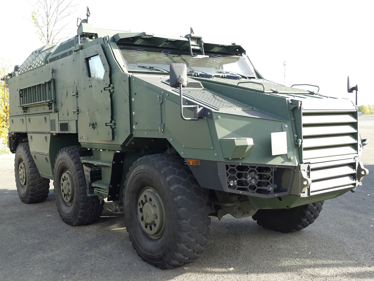 Viacúčelové obrnené vozidlo TITUS 6x6, ktoré si v počte 62 kusov objednala česká armáda