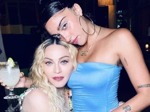 Madonna so svojou dcérou Lolou. 