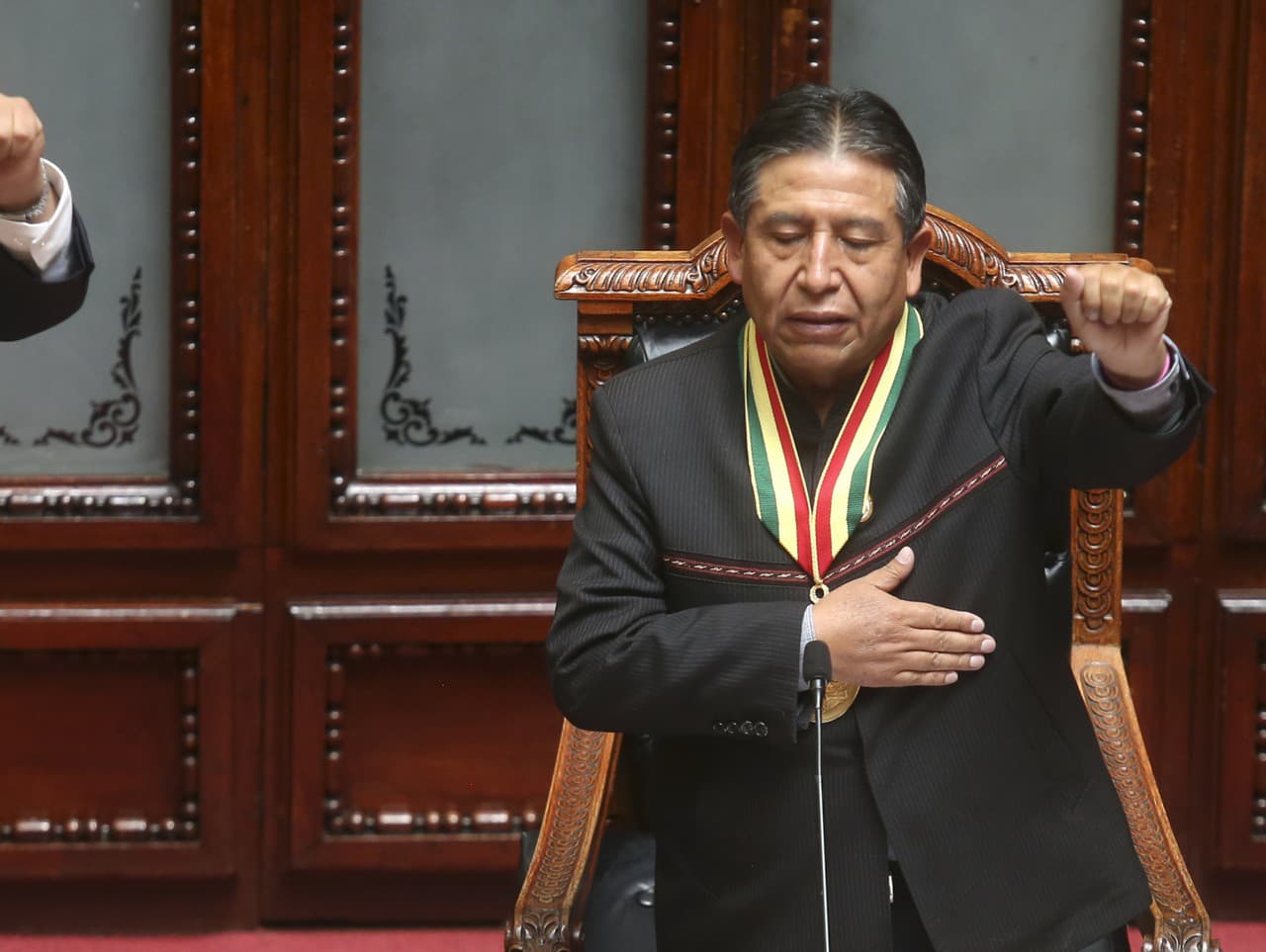 Bolívijský viceprezident David Choquehuanca