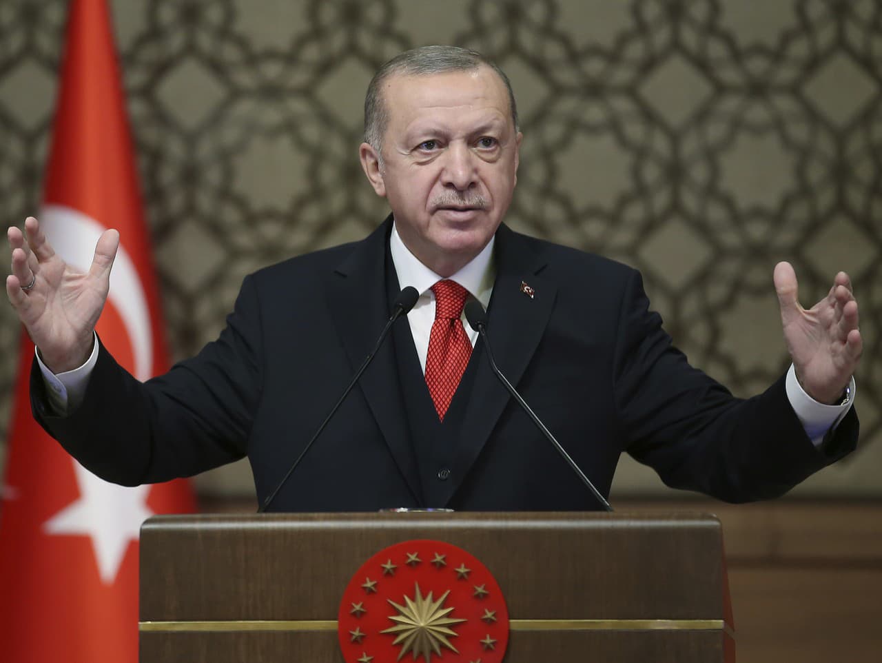 Turecký prezident Recep Tayyip Erdogan 