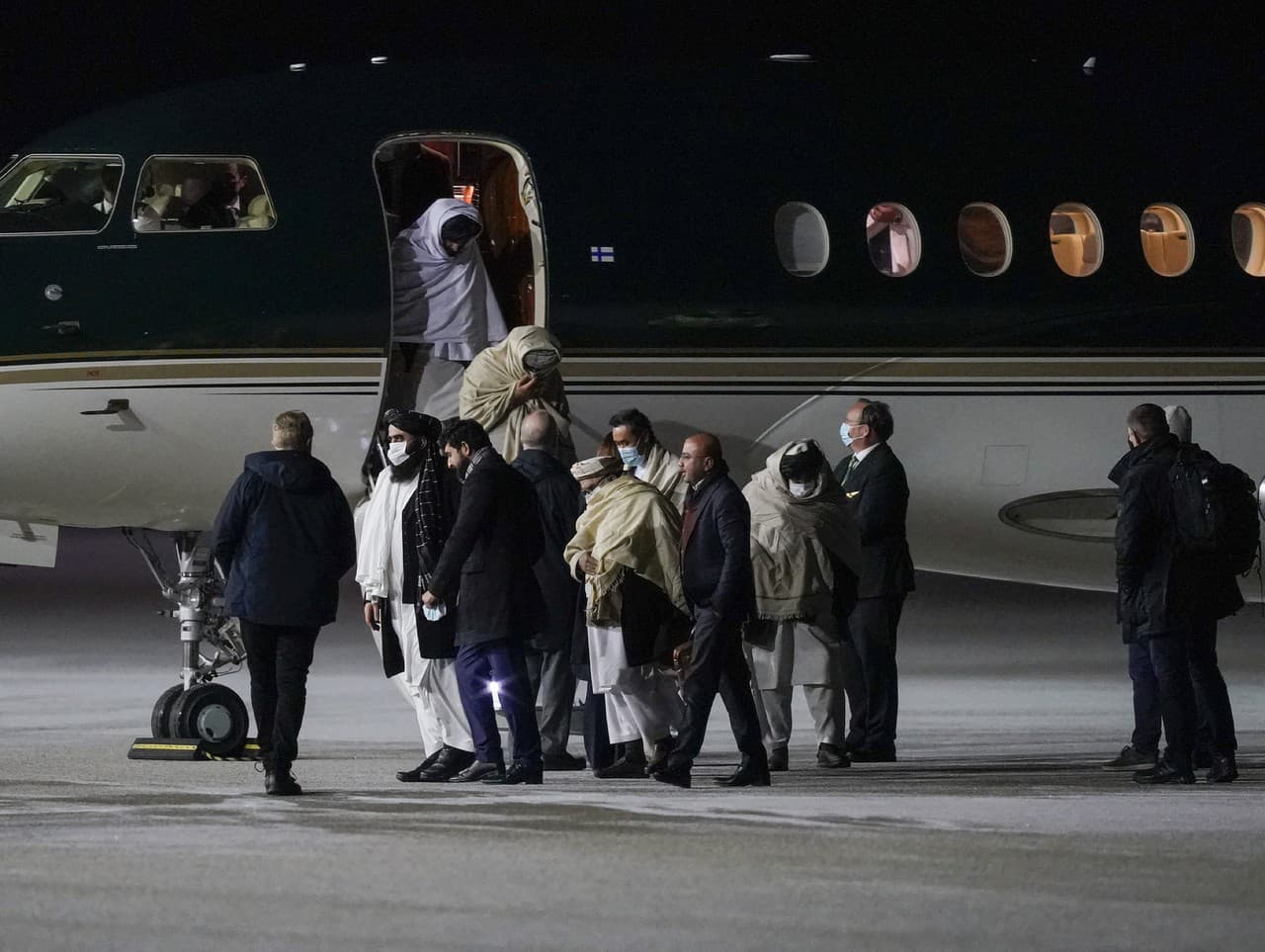 Delegácia Talibanu prichádza do Nórska