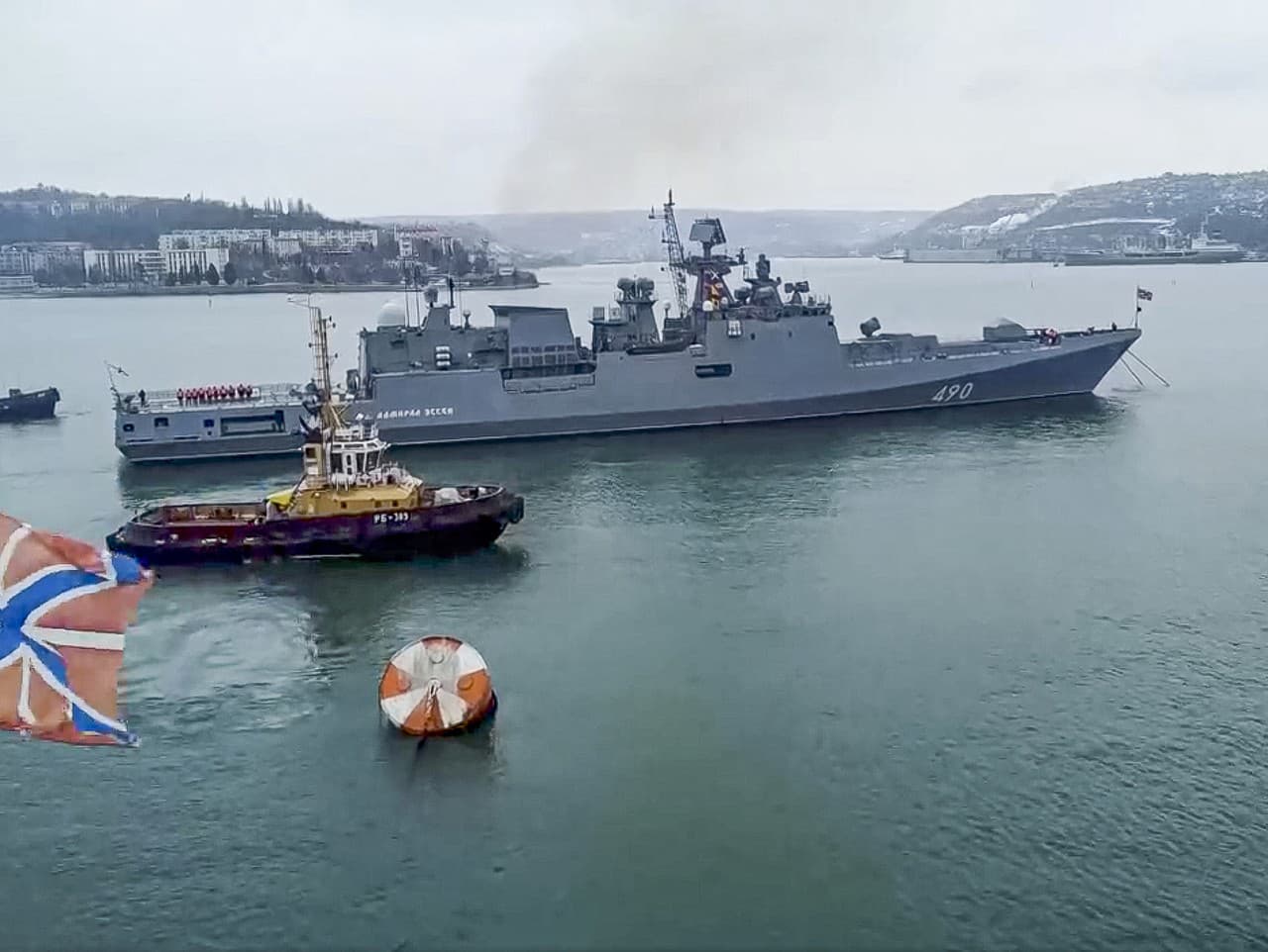 Ruské lode v Čiernom mori