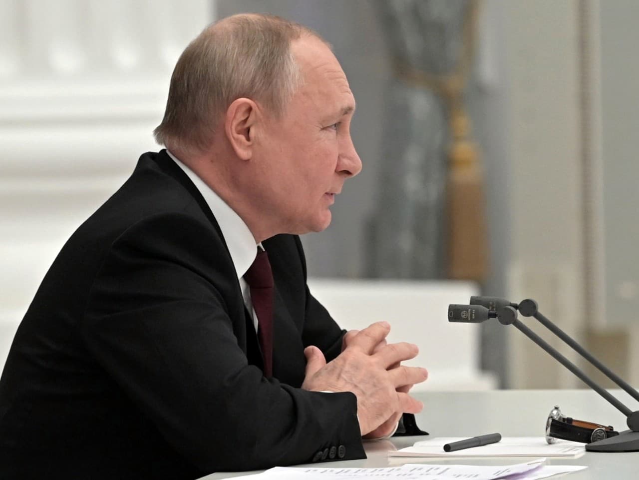 Putin otvoril zasadnutie Bezpečnostnej rady Ruskej federácie. 