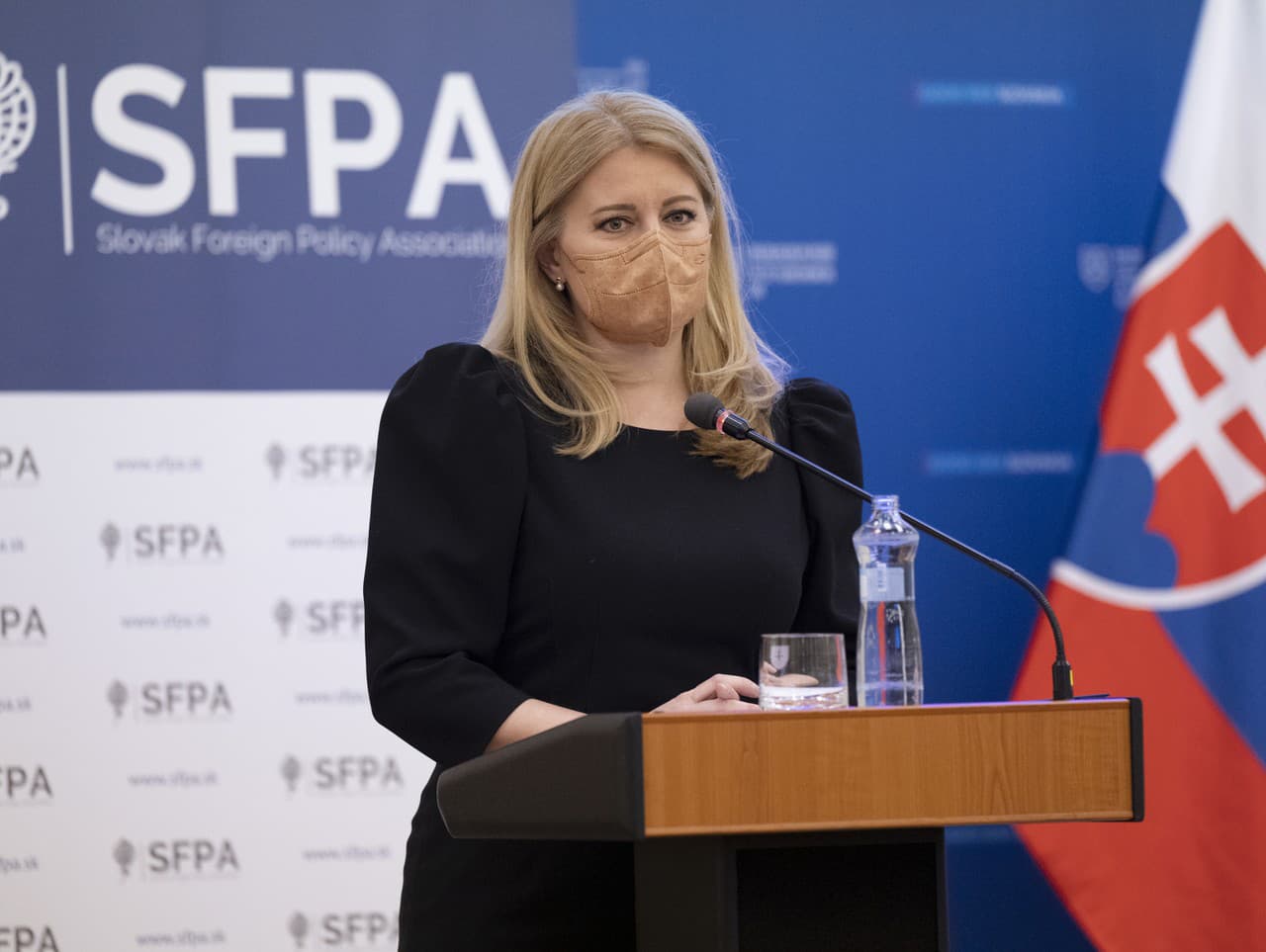 Na snímke prezidentka SR Zuzana Čaputová počas príhovoru
