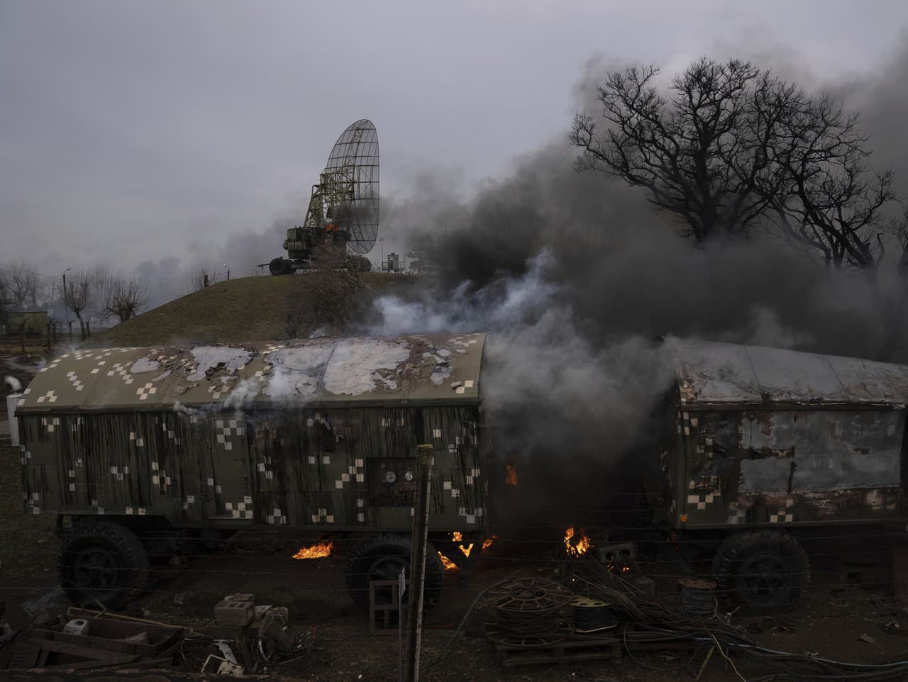 Zničené radary pri ukrajinskom meste Mariupol