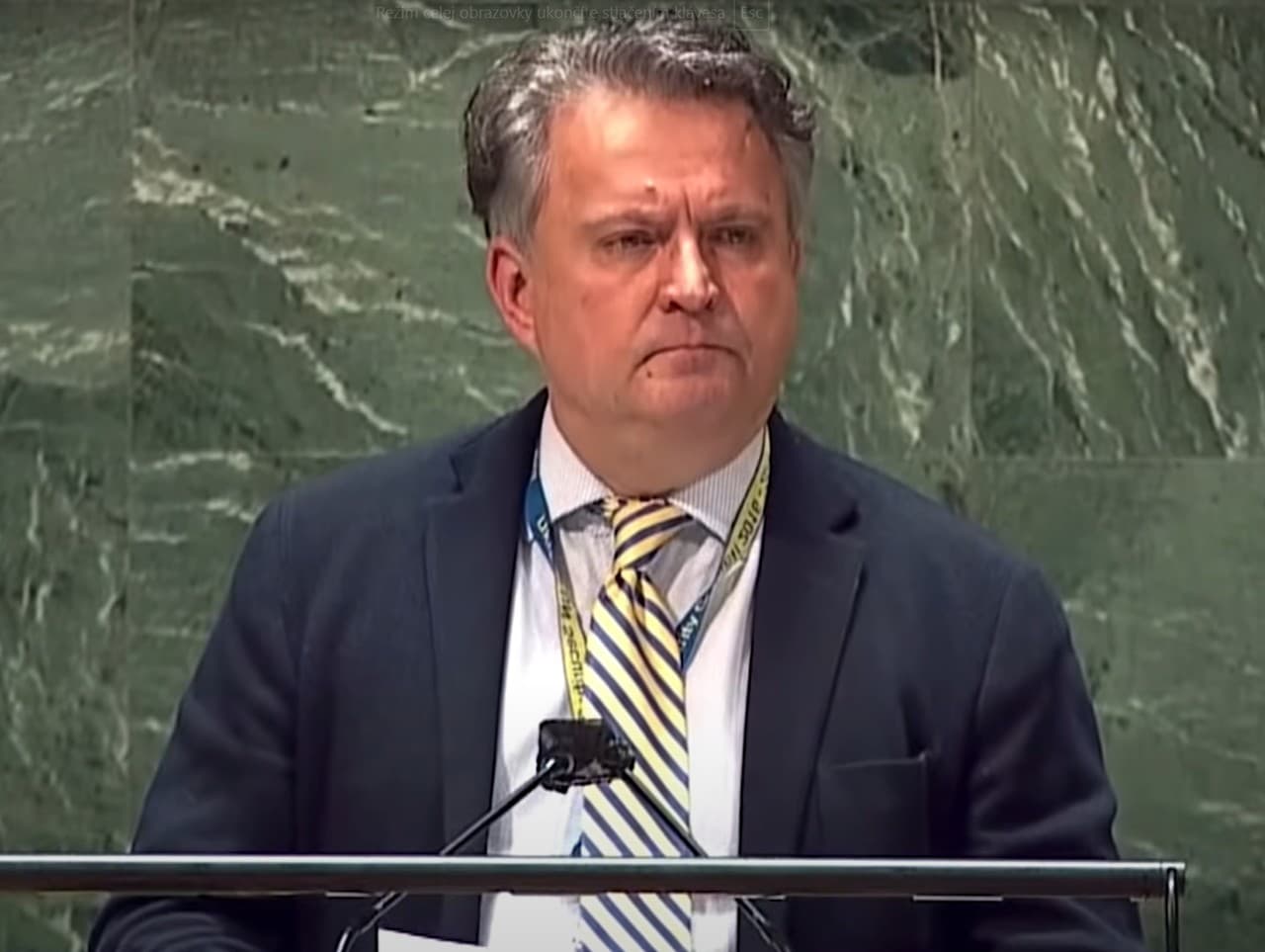 ukrajinský veľvyslanec pri OSN Sergej Kyslycja