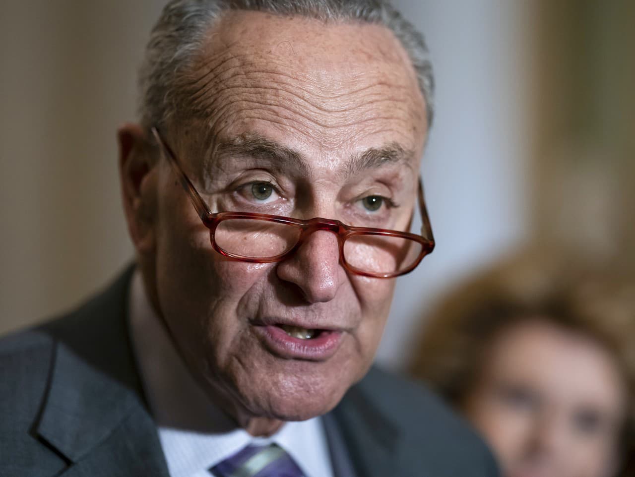 Líder demokratickej väčšiny v Senáte Chuck Schumer