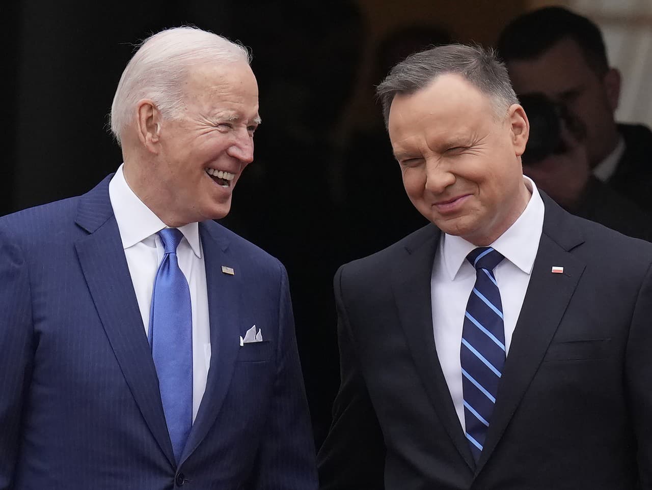 Joe Biden a Adrzej Duda vo Varšave