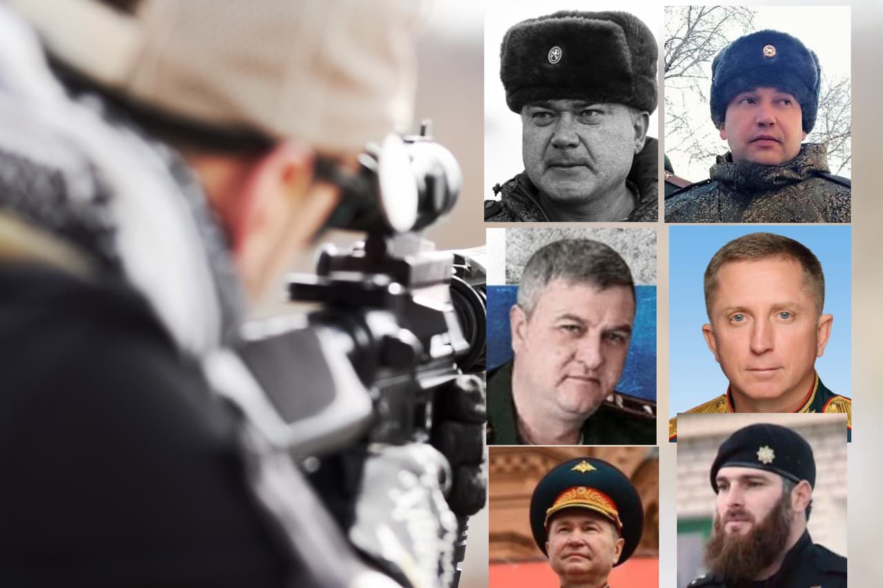 Ruskí generáli zabití vo vojne s Ukrajinou.