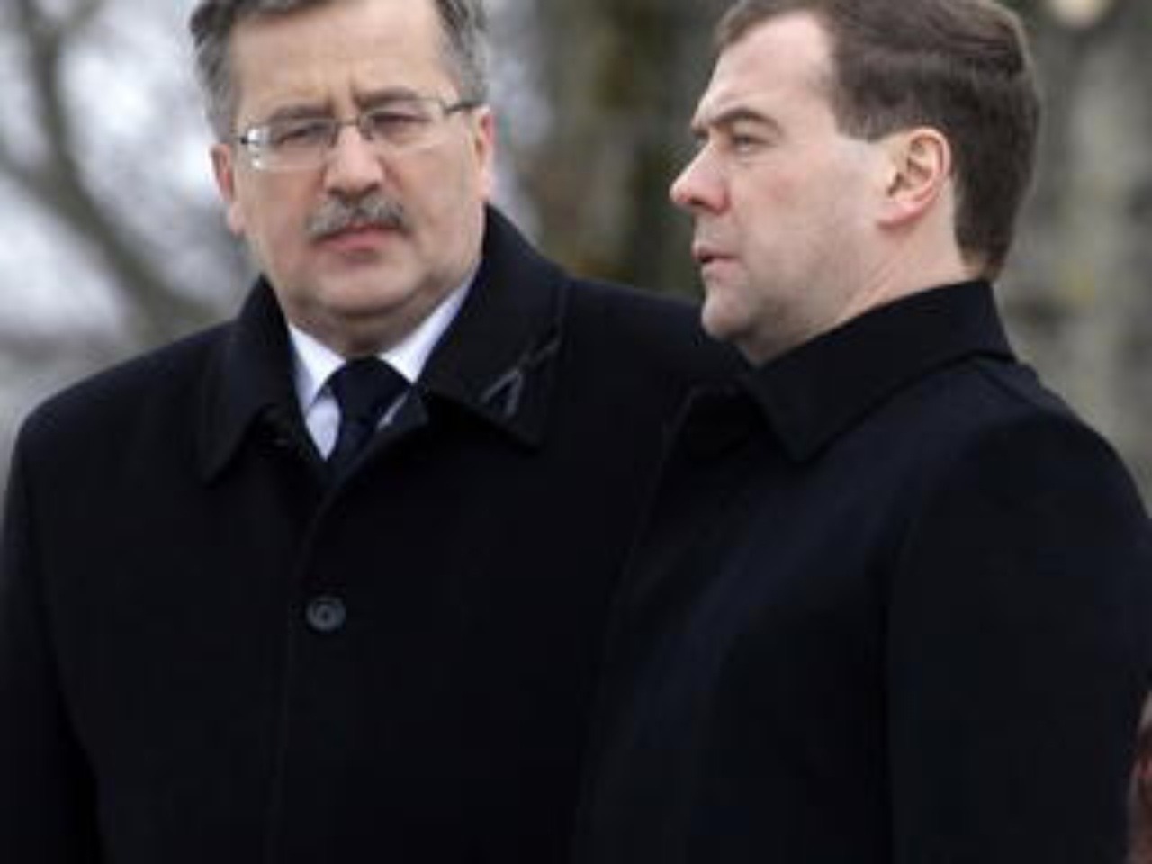Bronislaw Komorowski a Dimitrij Medvedev