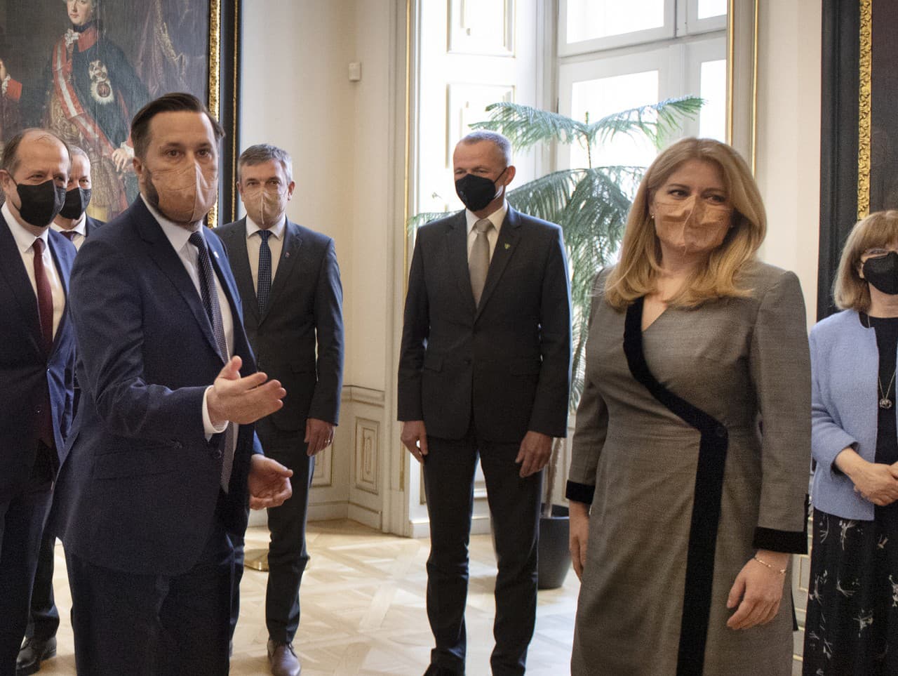 Na snímke druhá vpravo prezidentka SR Zuzana Čaputová