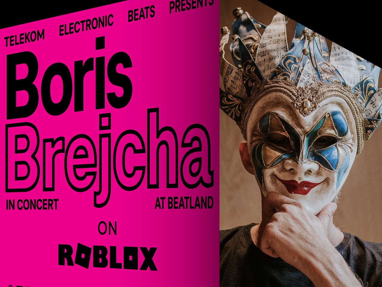 DJ Boris Brejcha dnes na Robloxe