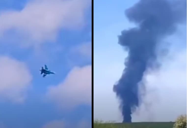 Ruské Su-34 zostrelila ukrajinská raketa