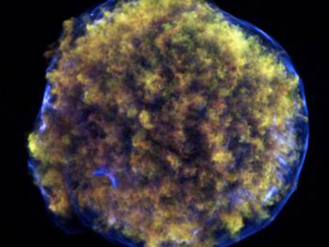 Zvyšok Tychónovej supernovy
