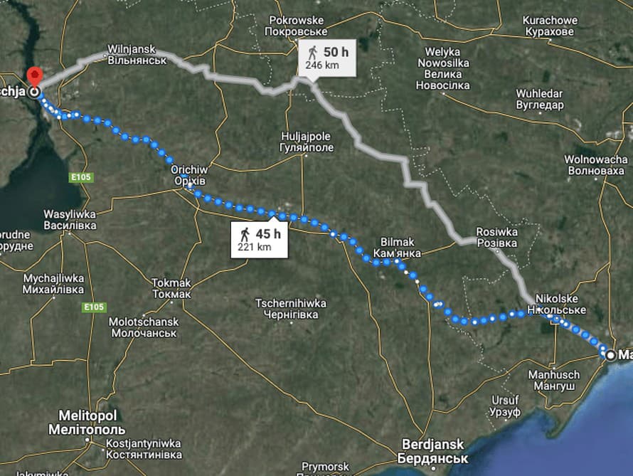 Ukrajinec prešiel peši 225 kilometrov