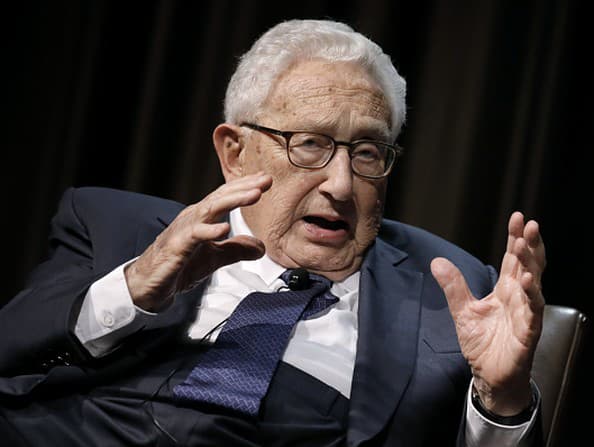Bývalý americký minister zahraničných vecí Henry Kissinger