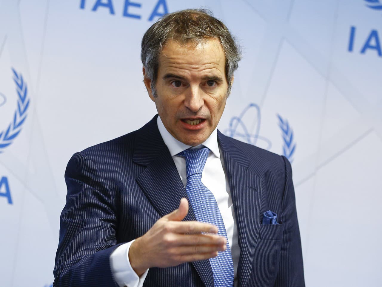 Generálny riaditeľ Medzinárodnej agentúry pre atómovú energiu (MAAE) Rafael Grossi