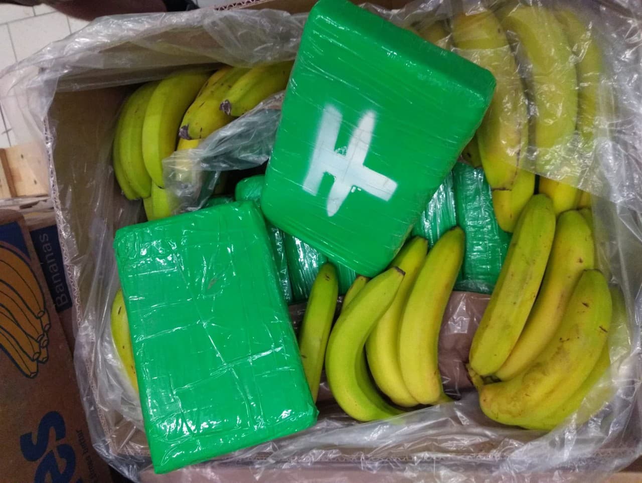 Kokaín v krabiciach od banánov  