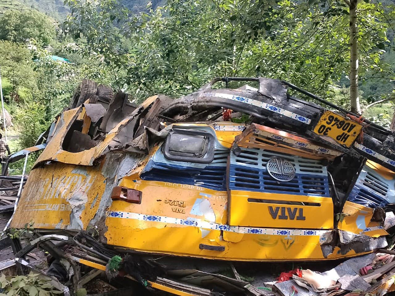 Nehoda autobusu v Indii