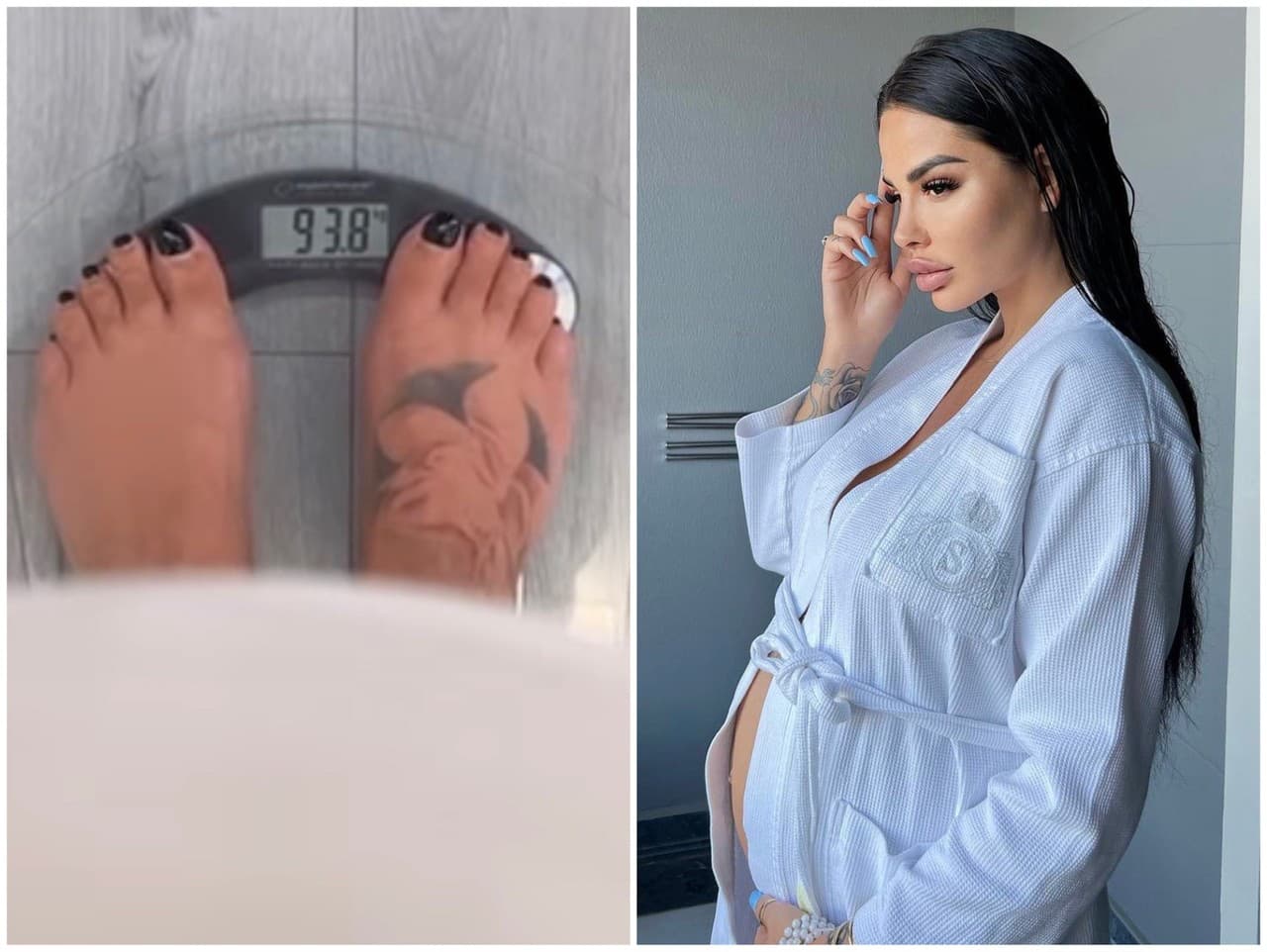 Zuzana Plačková má 2 týždne pred pôrodom takmer 94 kíl.