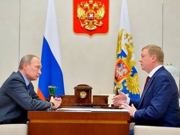 Vladimir Putin a Anatolij Čubajs