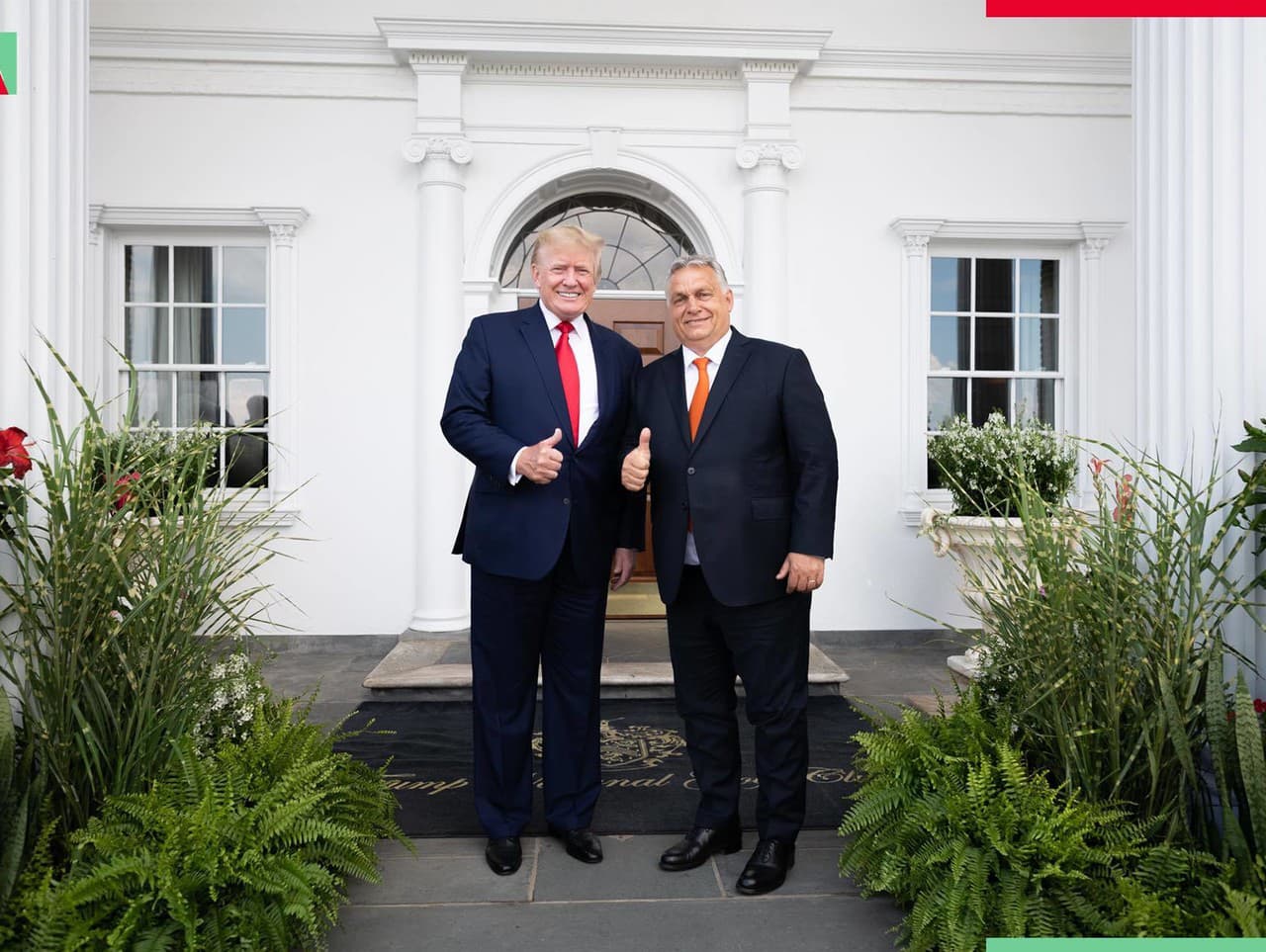 Donald Trump a Viktor Orbán