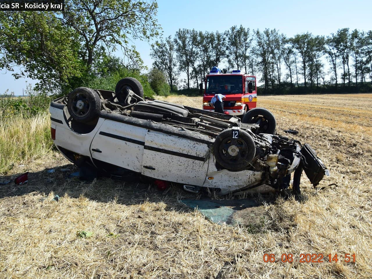 Pri havárii auta pri Sečovciach sa ťažko zranili tri osoby