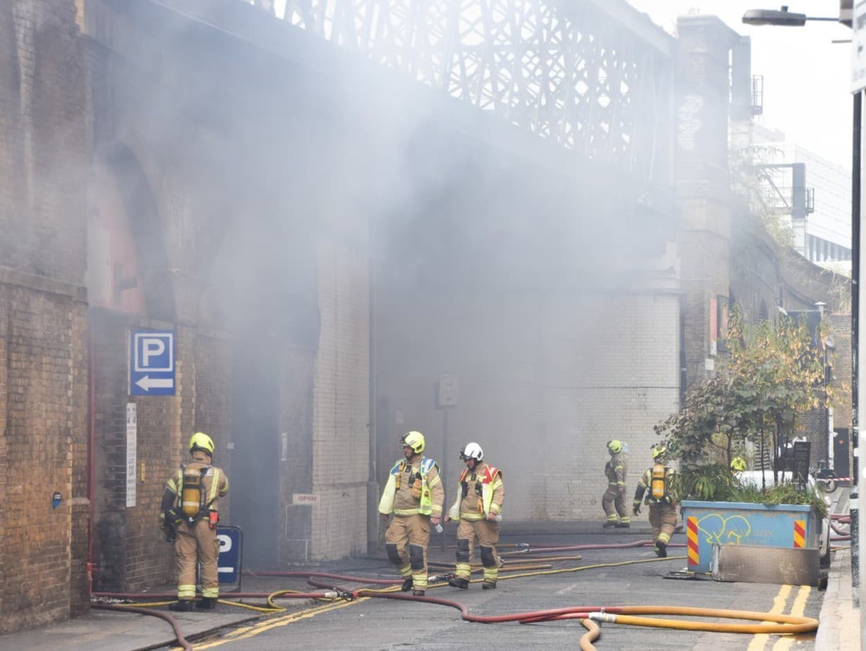 Požiar vypukol vo štvrti Southwark 