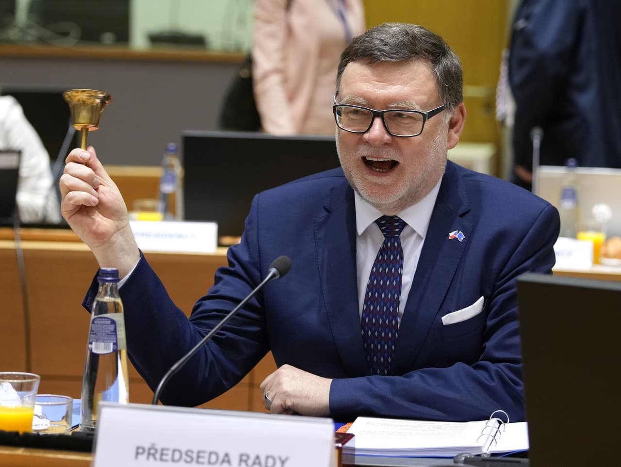 Český minister financií otvára rokovanie ministrov financií členských štátov EÚ.