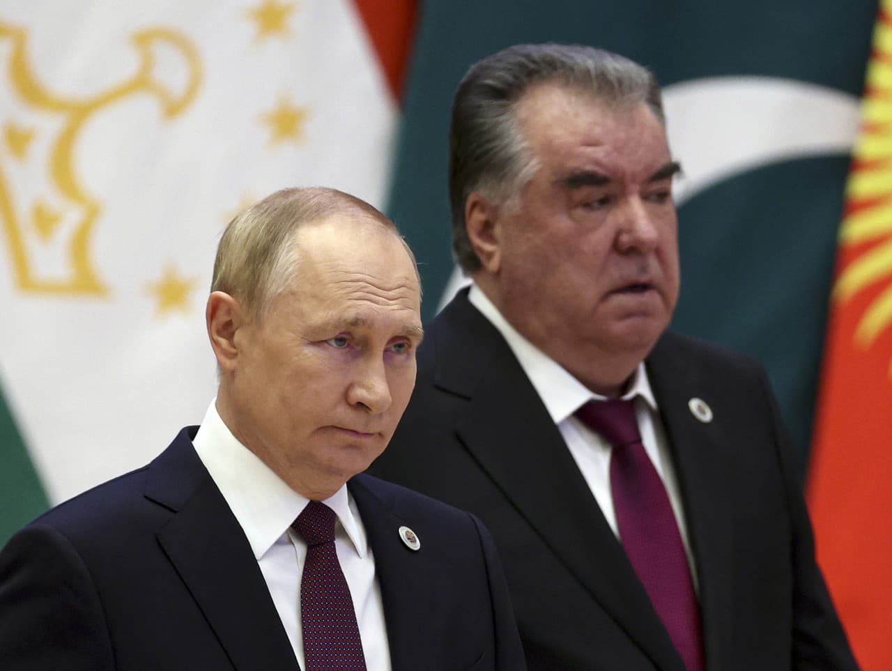 Vladimir Putin prezident Tadžikistanu Imomali Rachmon