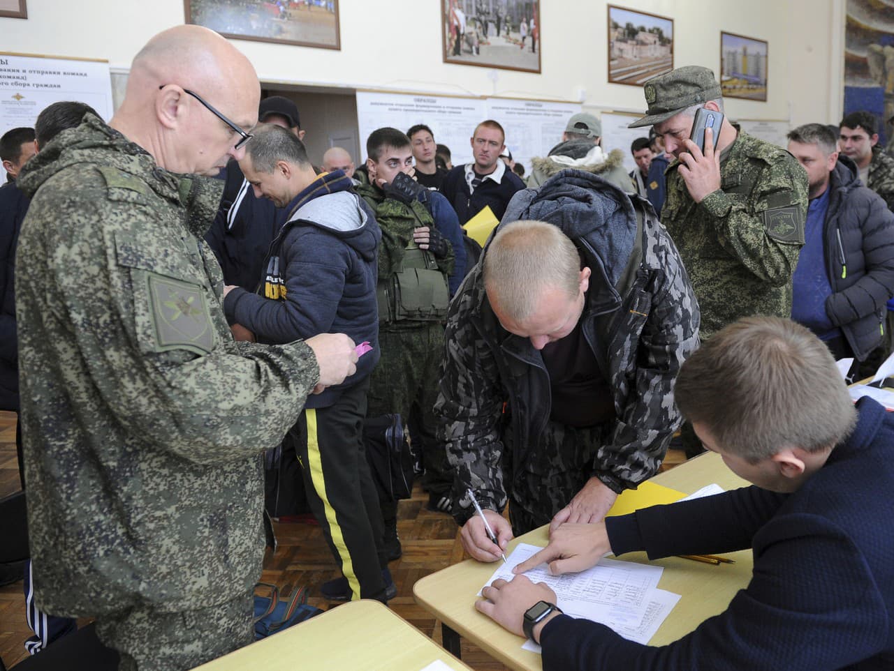 Ruskí muži narukujú do armády