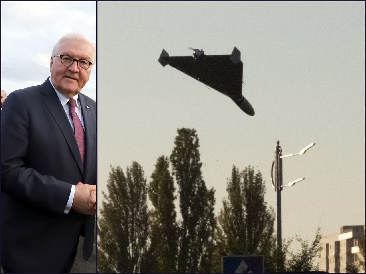 Počas návštevy Frank-Walter Steinmeiera bol v Kyjeve vyhlásený letecký poplach.