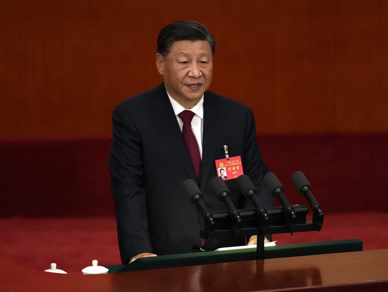 Na snímke čínsky prezident Si Ťin-pching