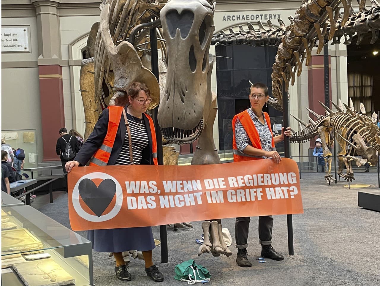 Aktivisti v múzeu v Berlíne.