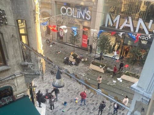 Výbuch na pešej zóne v Istanbule