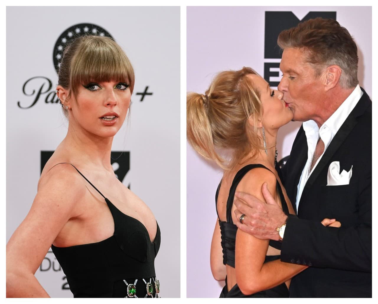 Odovzdávania cien sa zúčastnili aj Taylor Swift a David Hasselhoff so svojou láskou. 