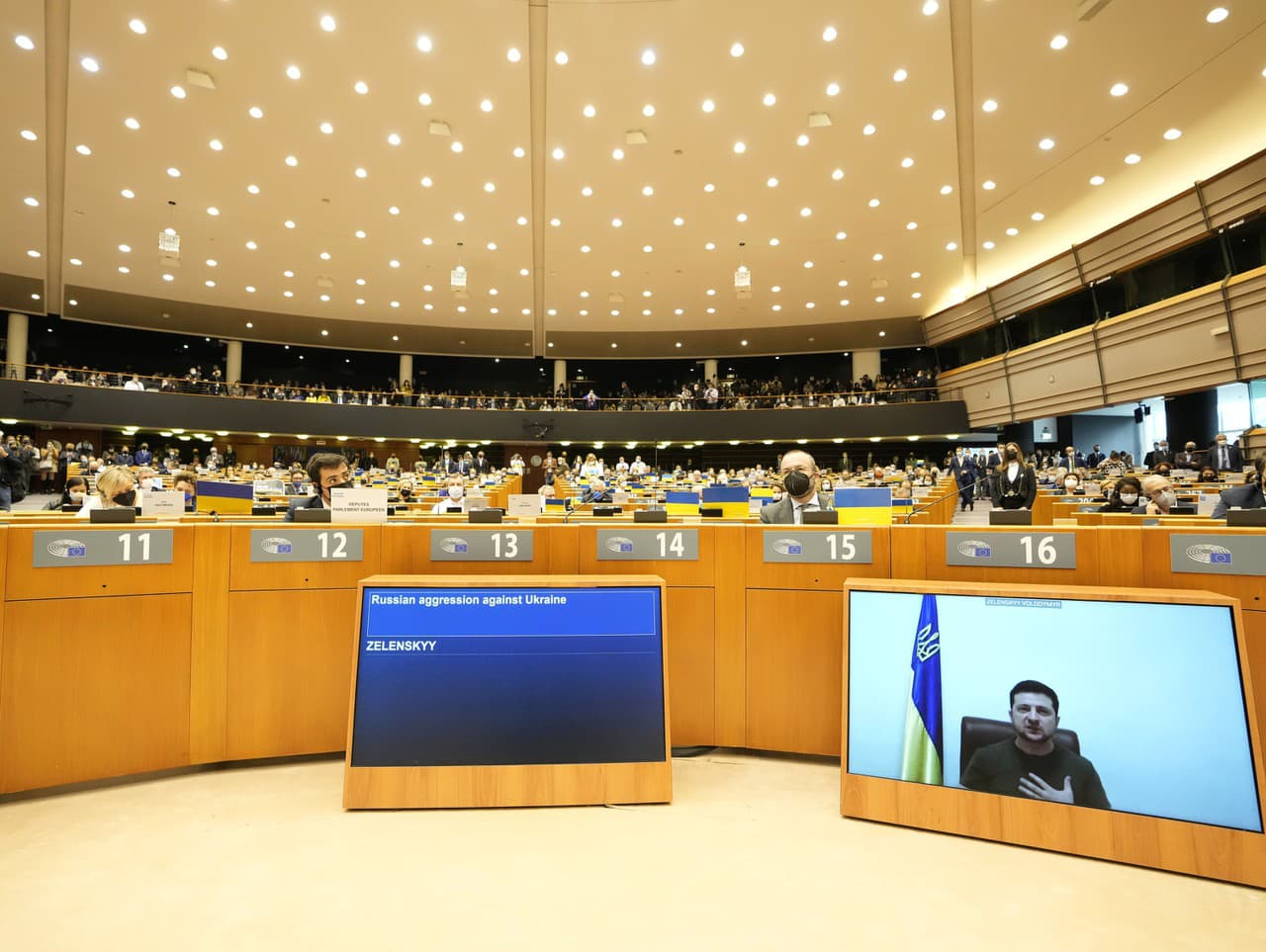 Vystúpenie ukrajinského prezidenta v Euróspkom parlamente