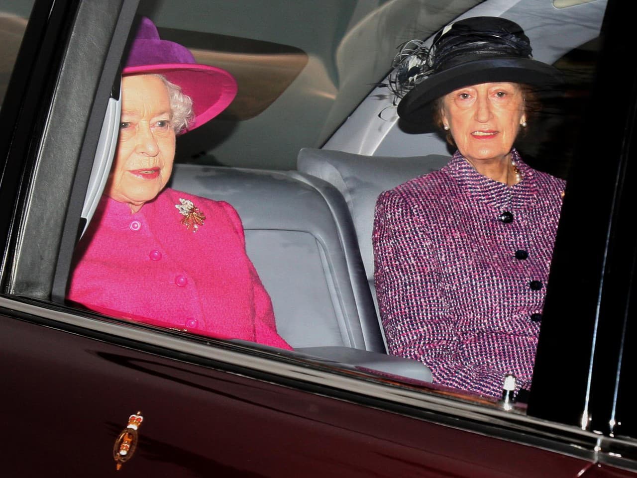 Susan Hussey s kráľovnou Alžbetou II. 