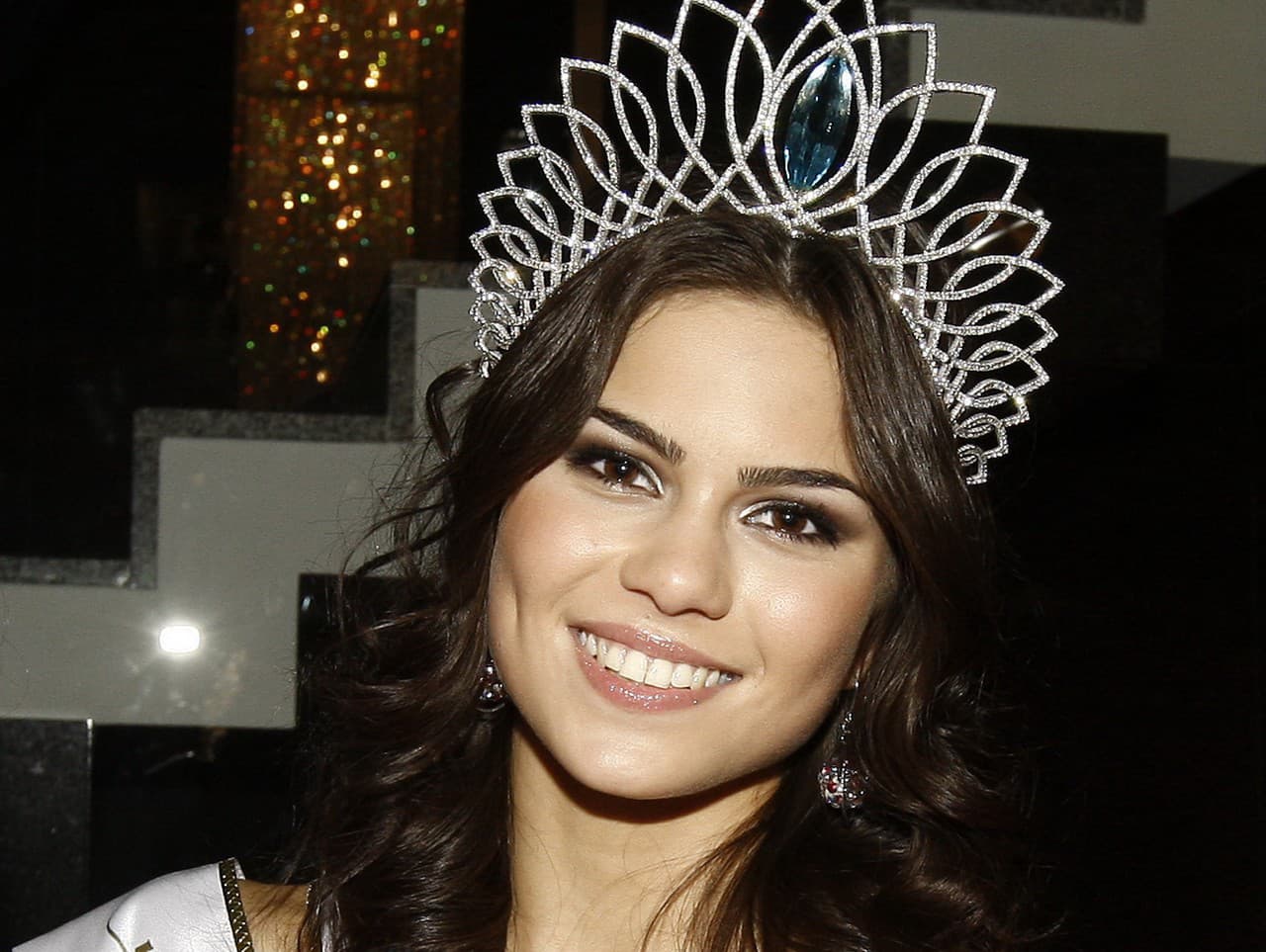 Marína Erceg (v tom čase Georgievová) ako víťazka Miss Slovensko 2010
