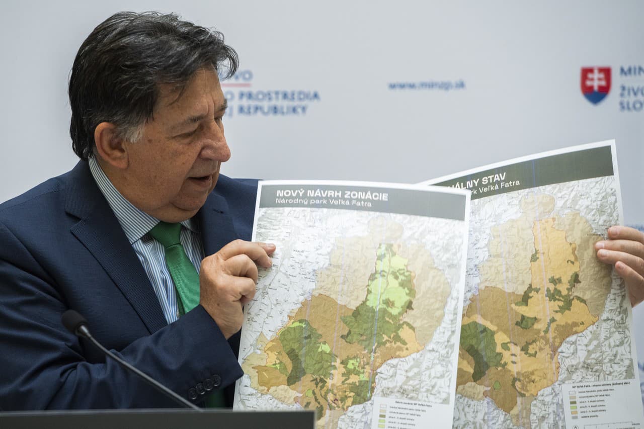 Budaj predstavil plány zonácie troch národných parkov