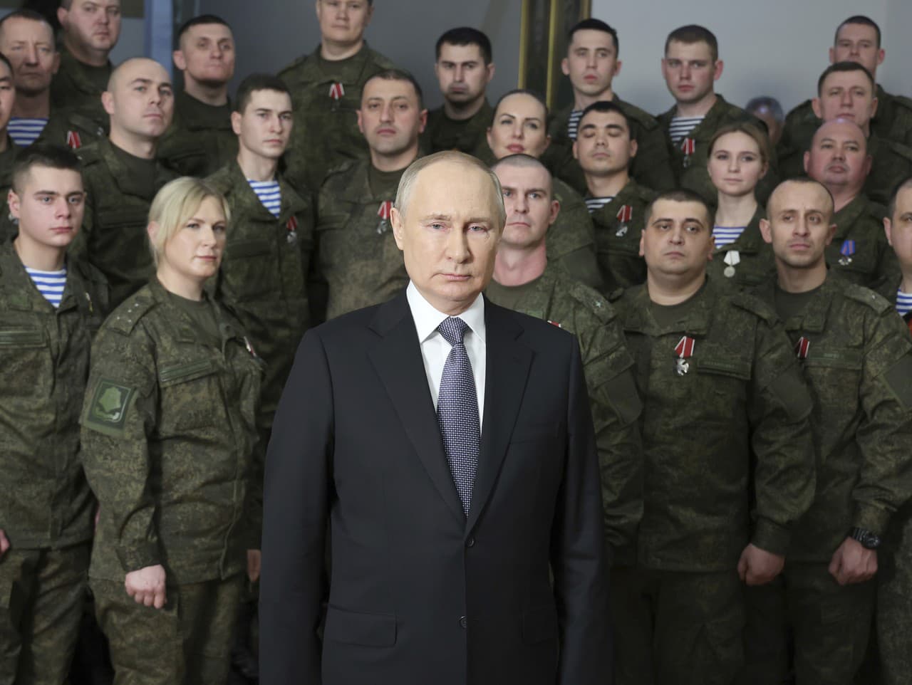 Novoročný prejav ruského prezidenta Vladimira Putina. 